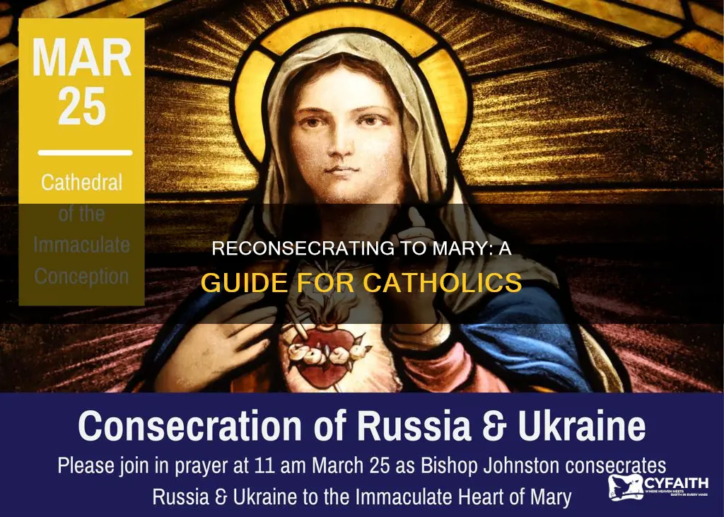 how to reconsecrate myself to mary catholic