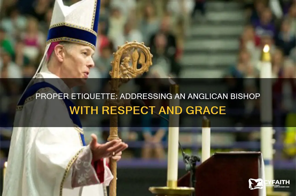 how to refer to an anglican bishop