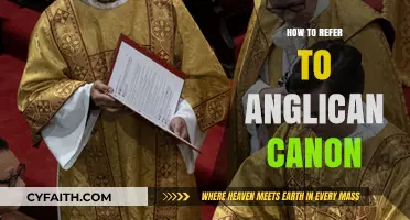 Understanding and Properly Referencing Anglican Canon: A Comprehensive Guide