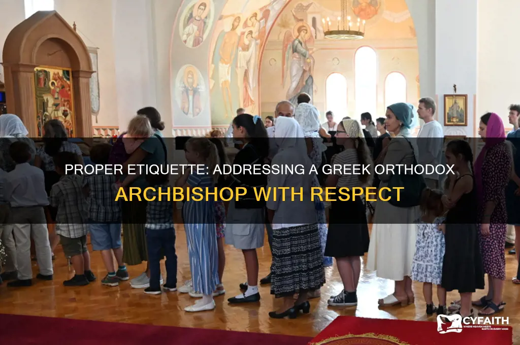 how to refer to greek orthodox archbishop
