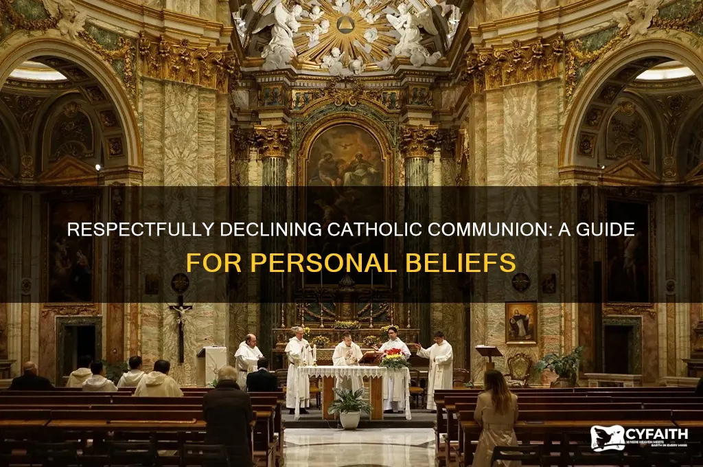 how to refuse catholic communion