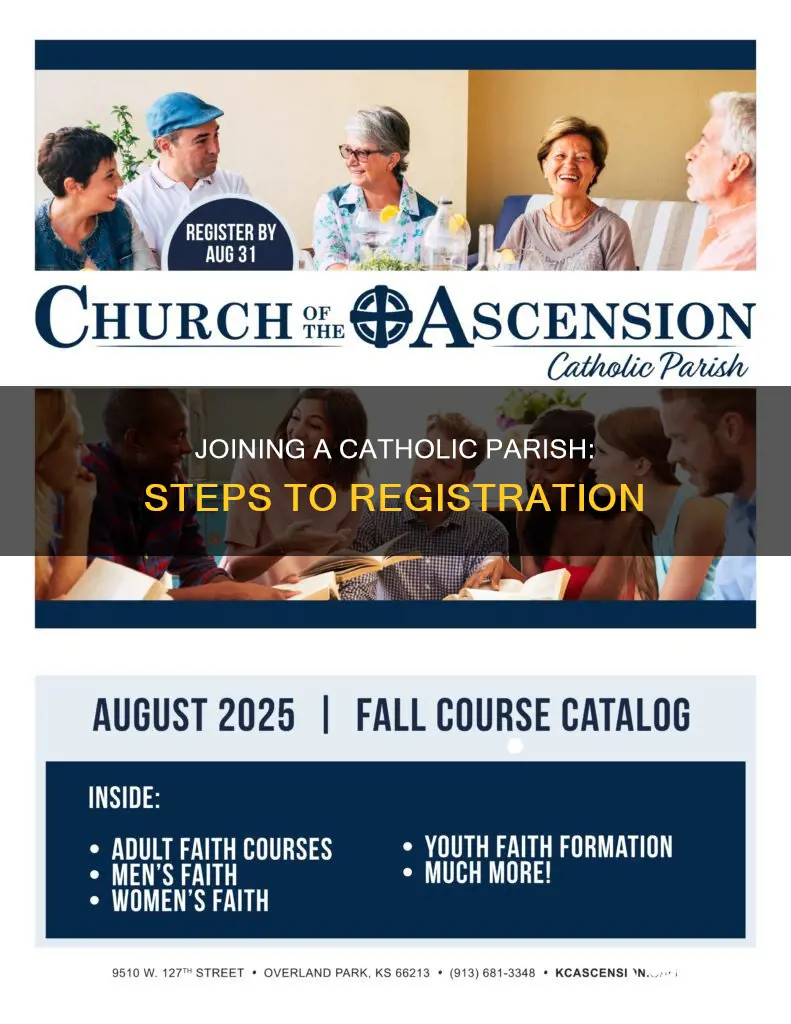 how to register at a catholic parish