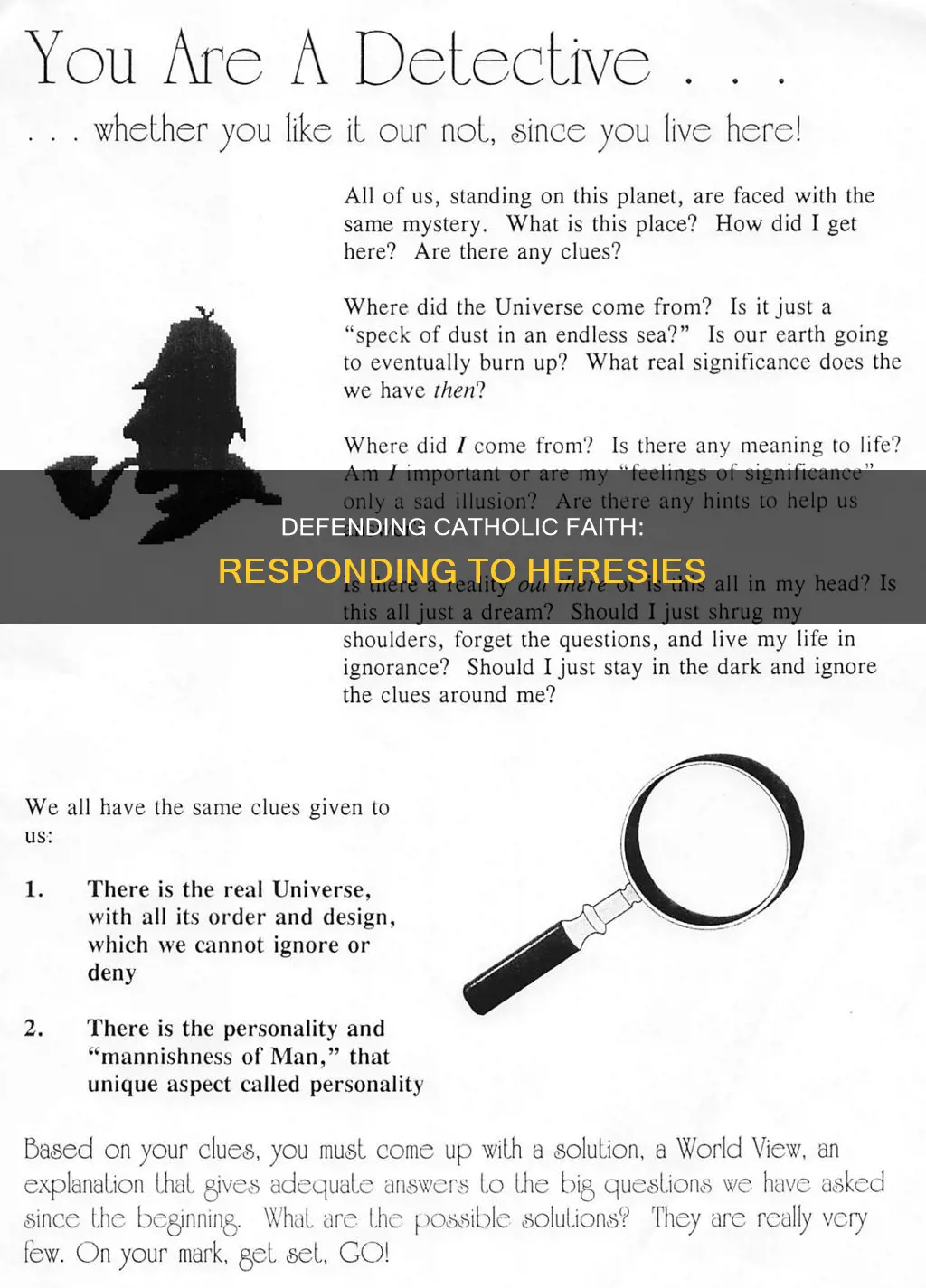 how to respond to heresies catholic