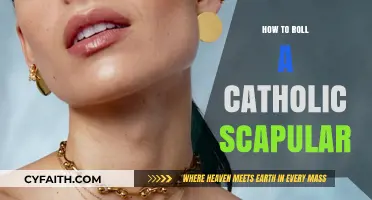 The Art of Rolling a Catholic Scapular