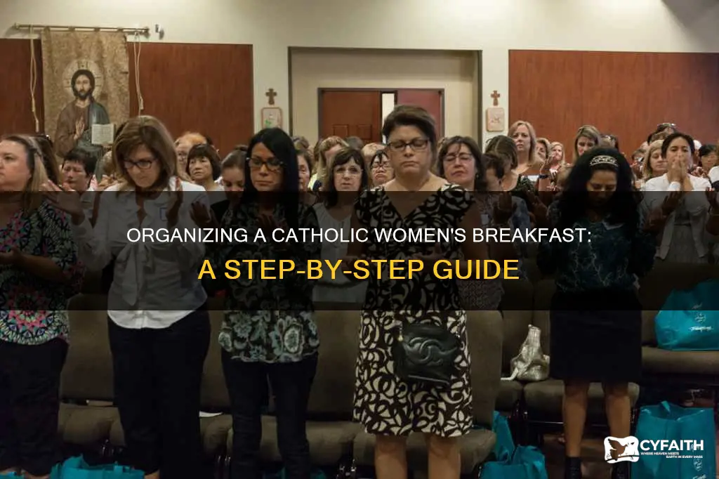 how to run a catholic womens breakfast