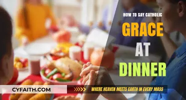 Saying Catholic Grace at Dinner: A Guide