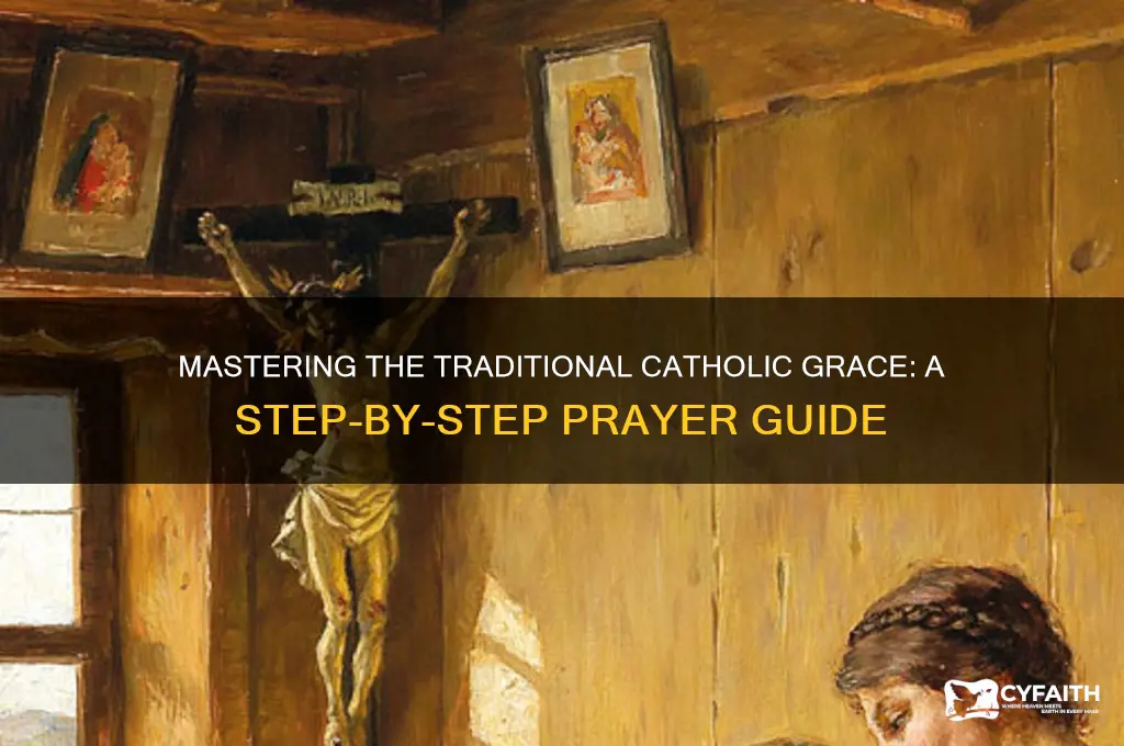 how to say catholic grace