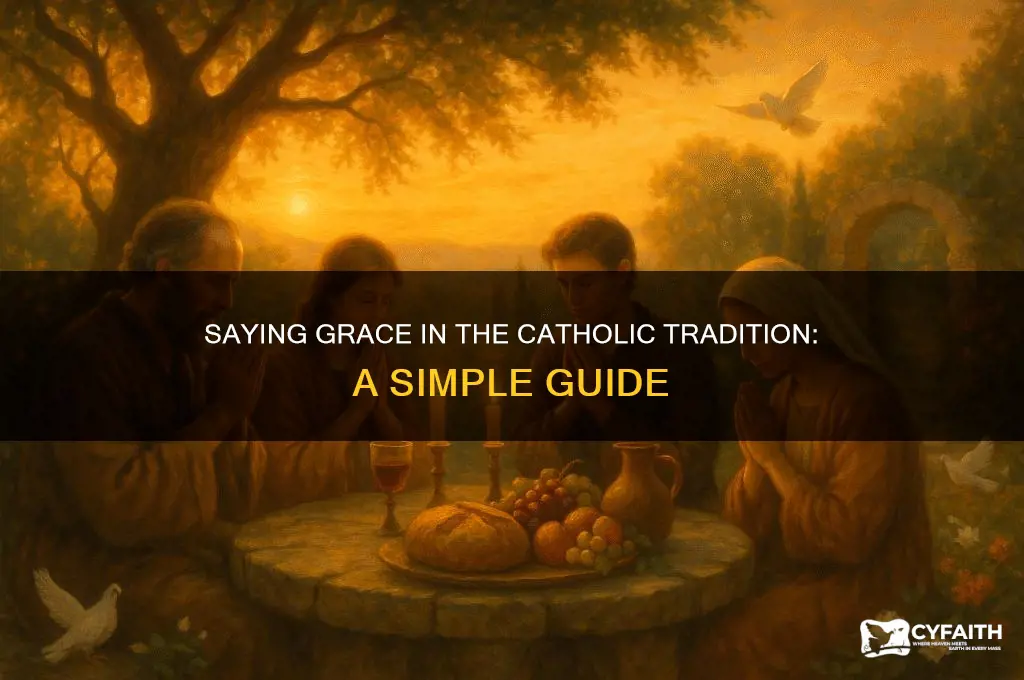 how to say grace catholic