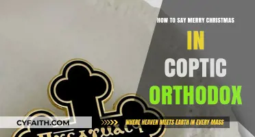 Celebrate Christmas in Coptic Tradition: Learn to Say 'Merry Christmas' in Coptic Orthodox