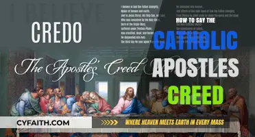 Reciting the Apostles' Creed: A Catholic Guide