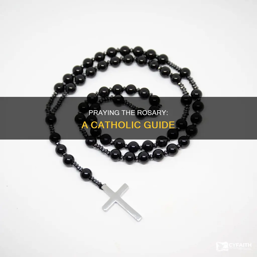 how to say the rosery according to catholic