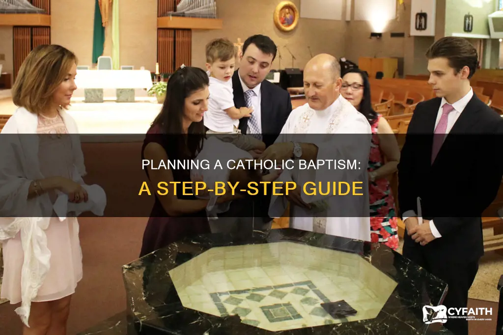 how to schedule a catholic baptism