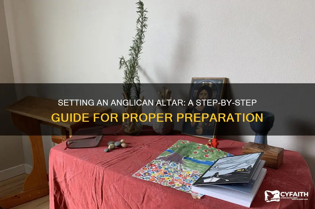 how to set an anglican altar