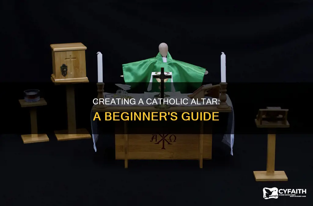 how to set up an altar catholic