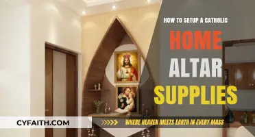 Setting Up a Catholic Home Altar: Supplies and Steps