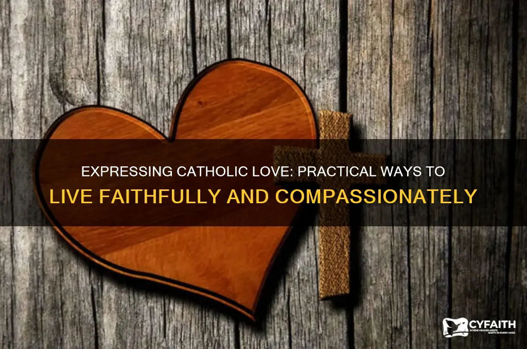 how to show love catholic