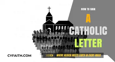 Catholic Letter Signing: The Proper Way