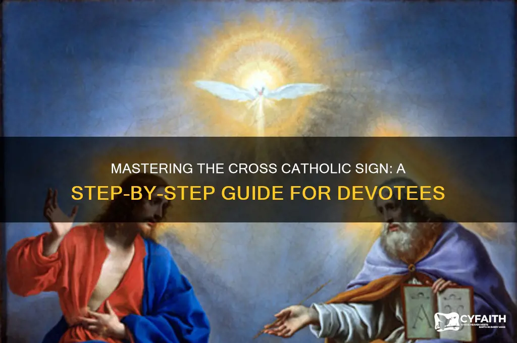 how to sign cross catholic