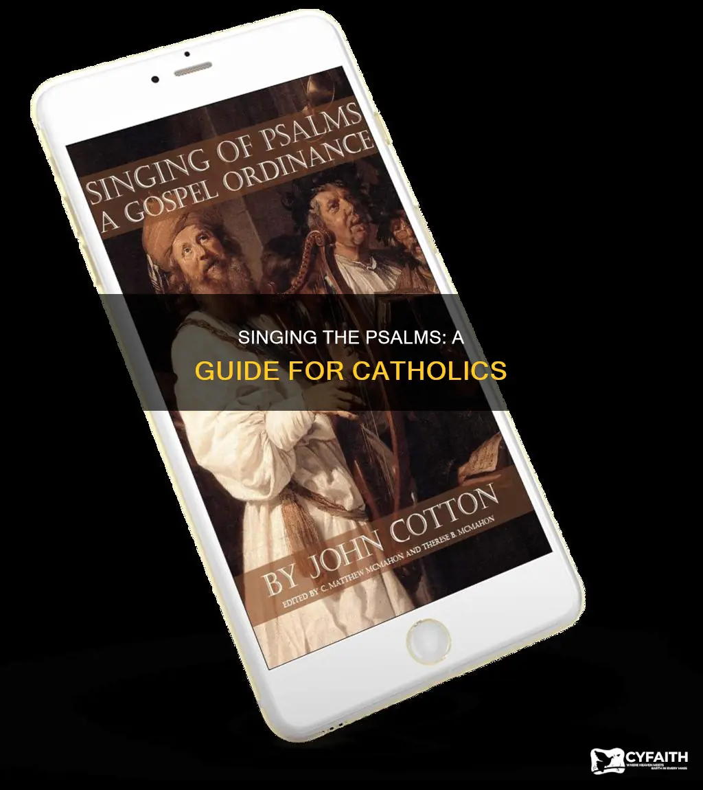 how to sing the psalms catholic