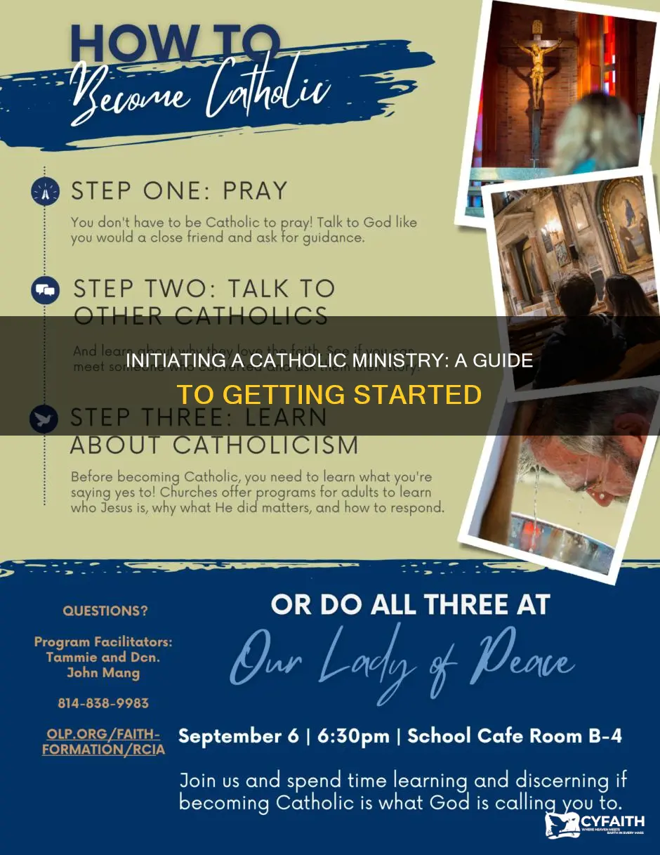 how to start a catholic ministry