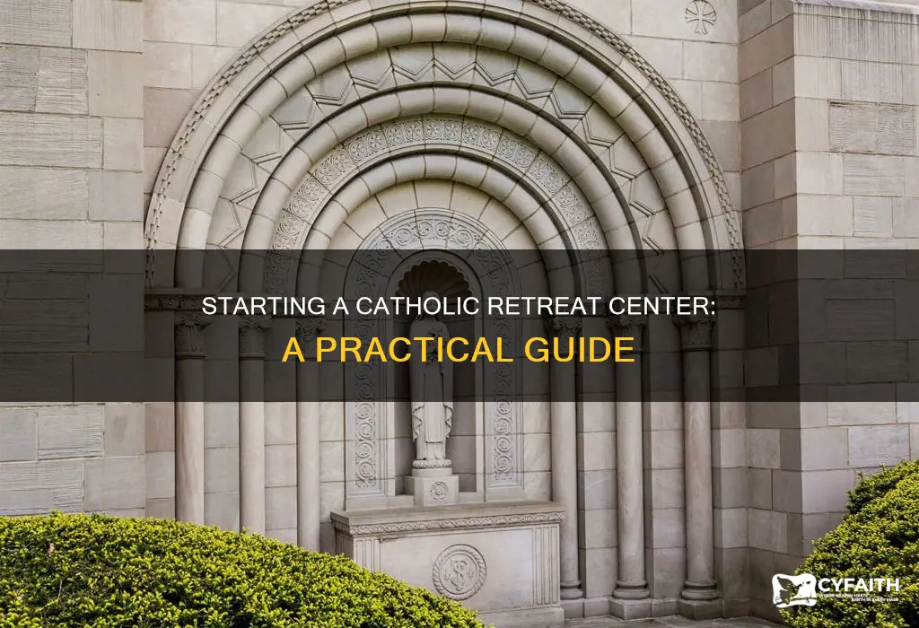how to start a catholic retreat center