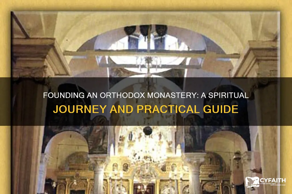 how to start an orthodox monastery