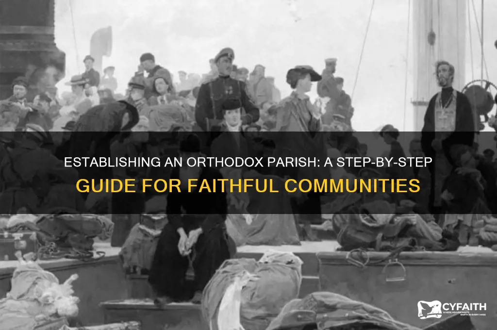 how to start an orthodox parish