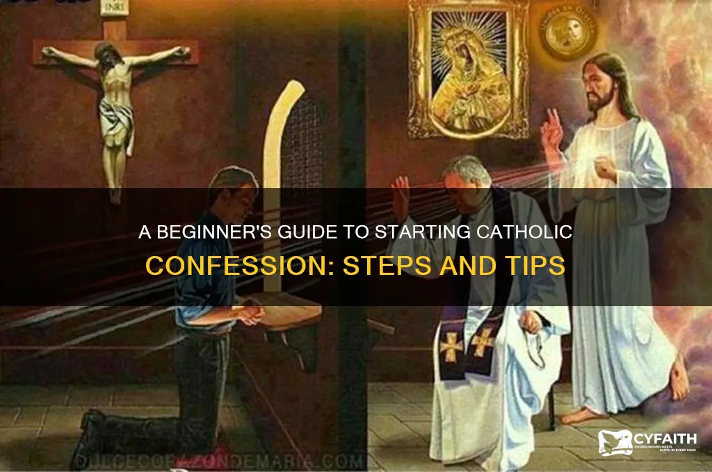 how to start catholic confession