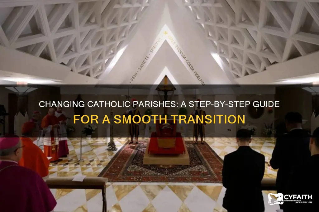 how to switch catholic parishes