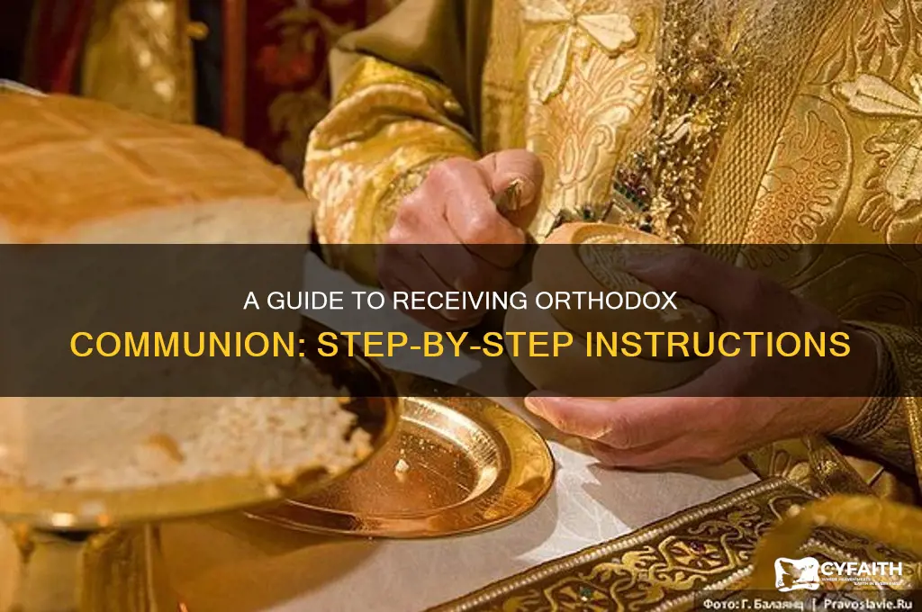 how to take orthodox communion step by step