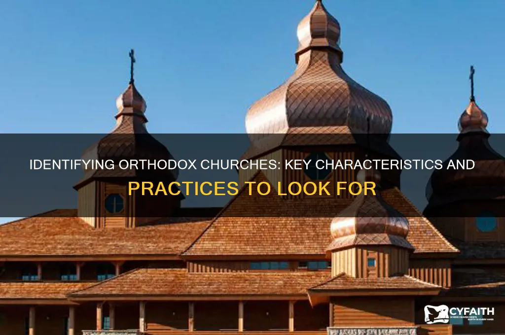 how to tell if church is orthodox