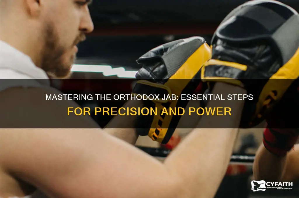 how to throw a proper orthodox jab