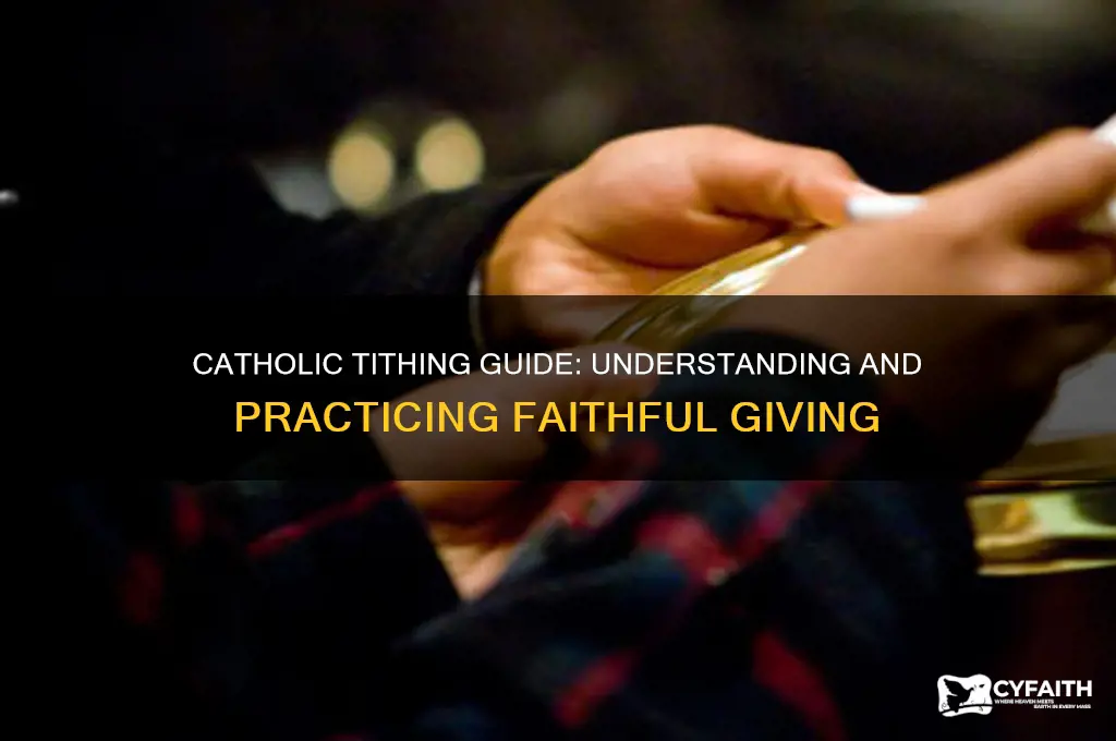 how to tithe catholic