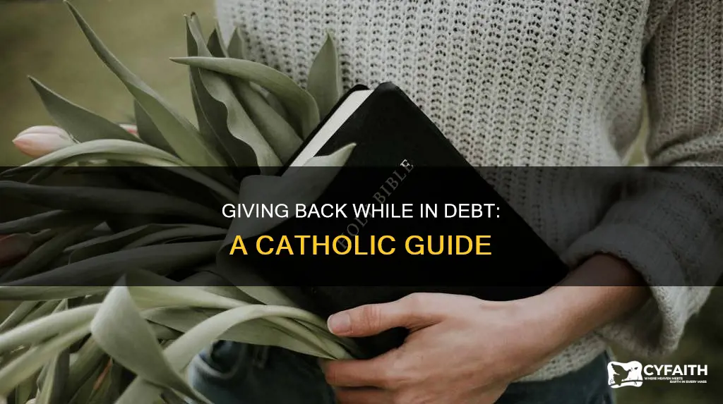 how to tithe when in debt catholic