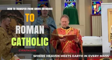 Transitioning Faith: Greek Orthodox to Roman Catholic Conversion Guide