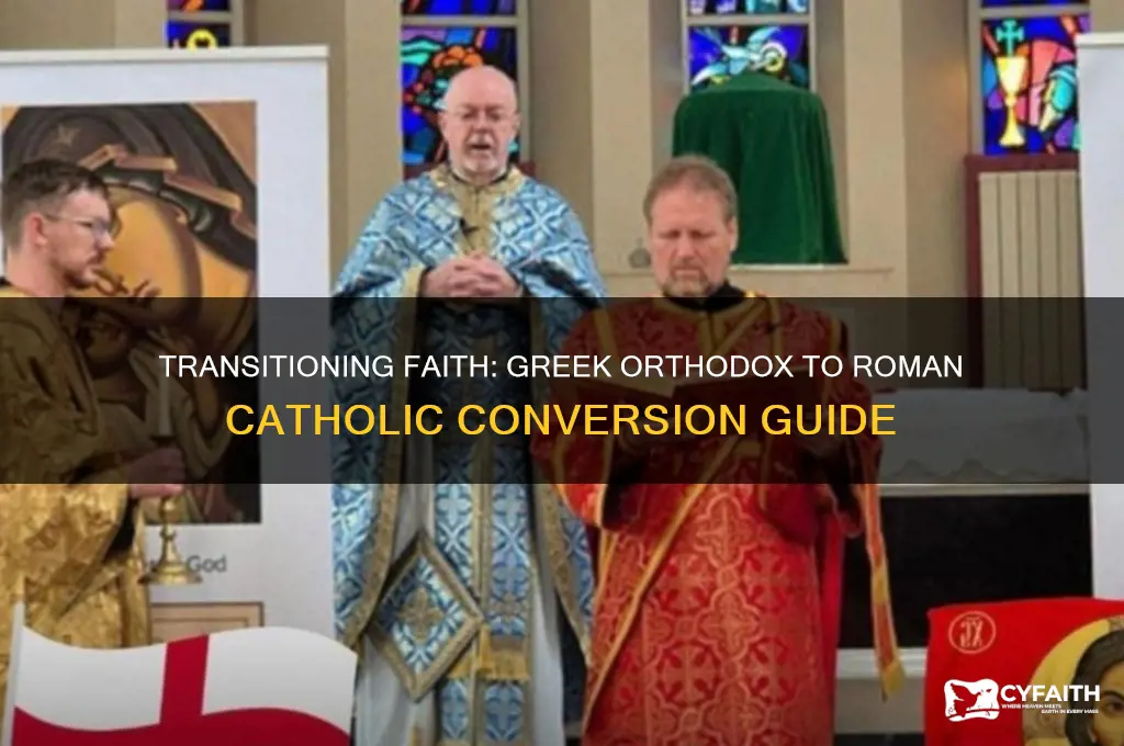 how to transfer from greek orthodox to roman catholic