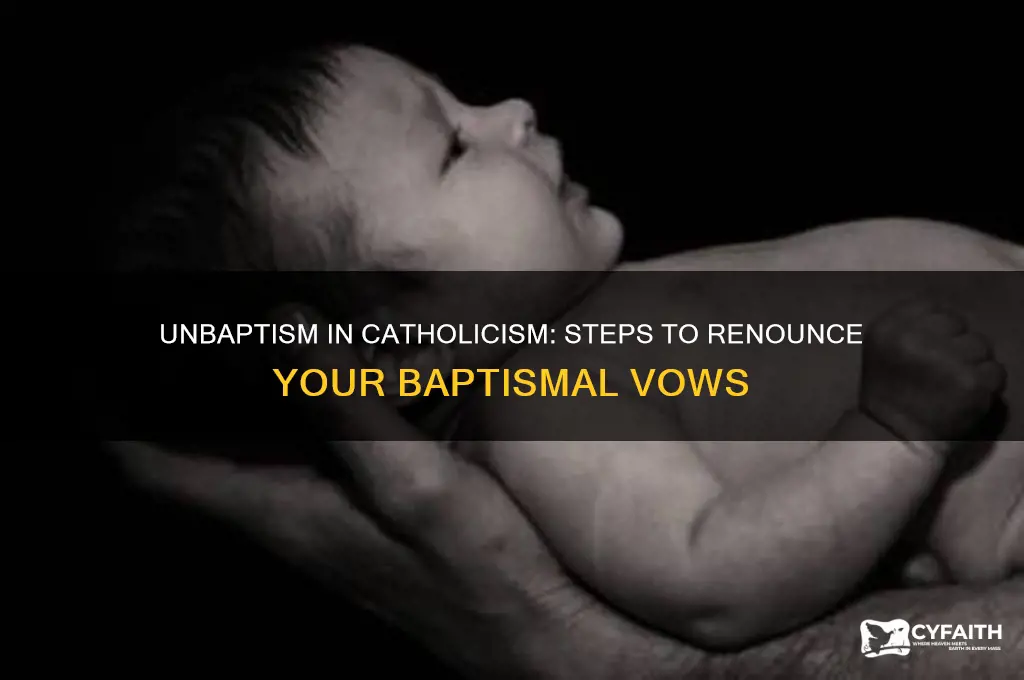 how to unbaptise yourself catholic