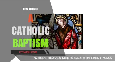 Undoing a Catholic Baptism: A Guide
