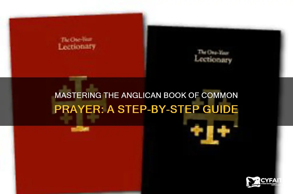 how to use the anglican book of common prayer