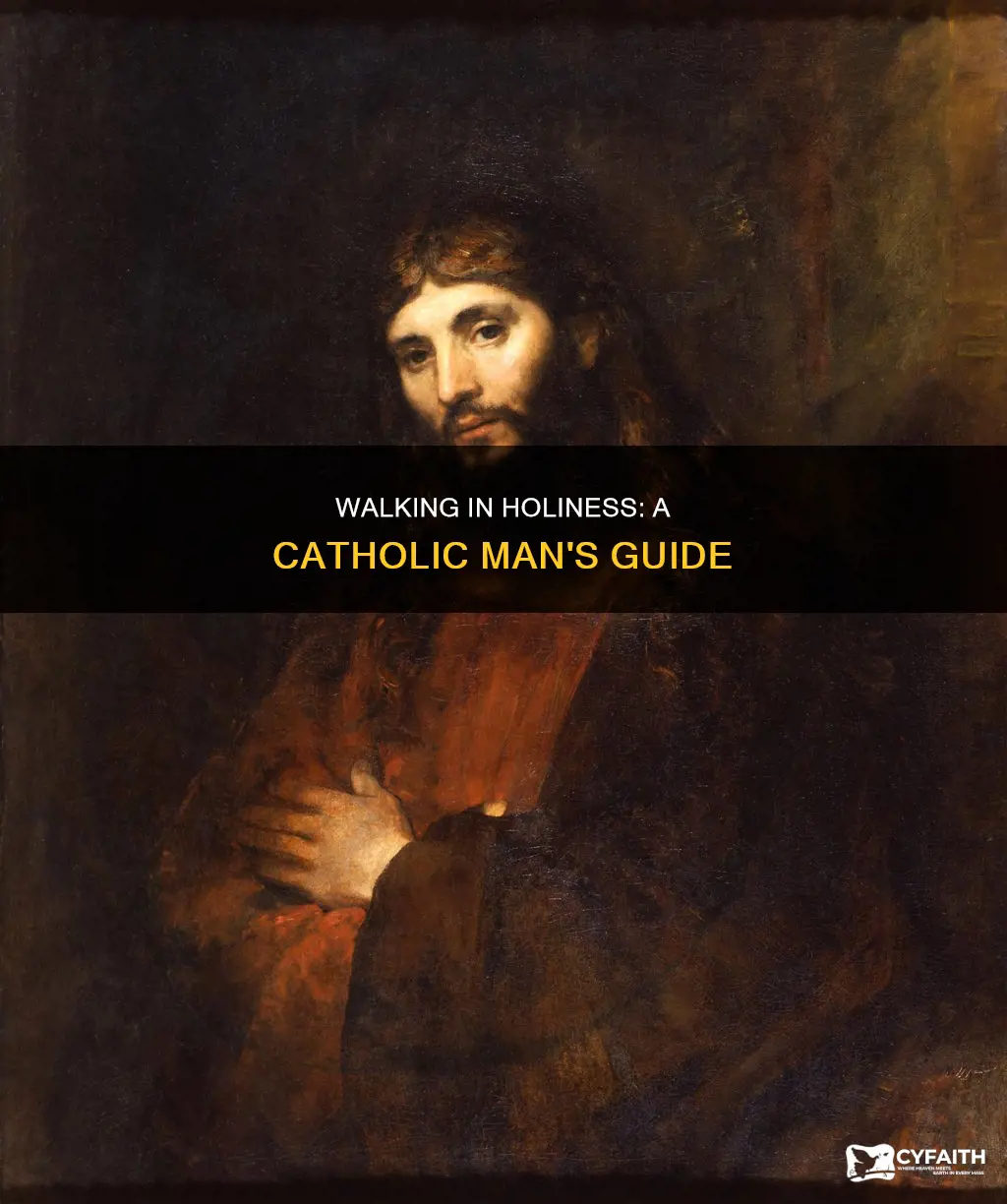 how to walk in holiness for men catholic