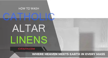 Clean Catholic Altar Linens: A Step-by-Step Guide