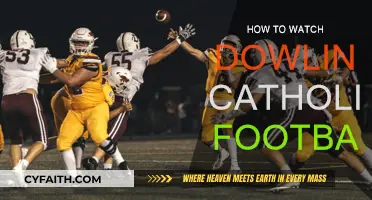 Stream the Rams: A Guide to Watching Dowling Catholic Football