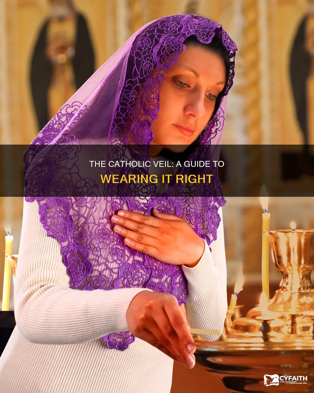 how to wear a catholic veil