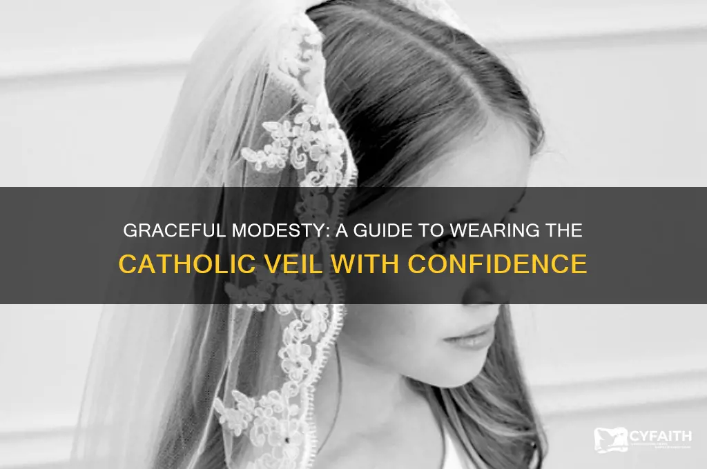 how to wear catholic veil