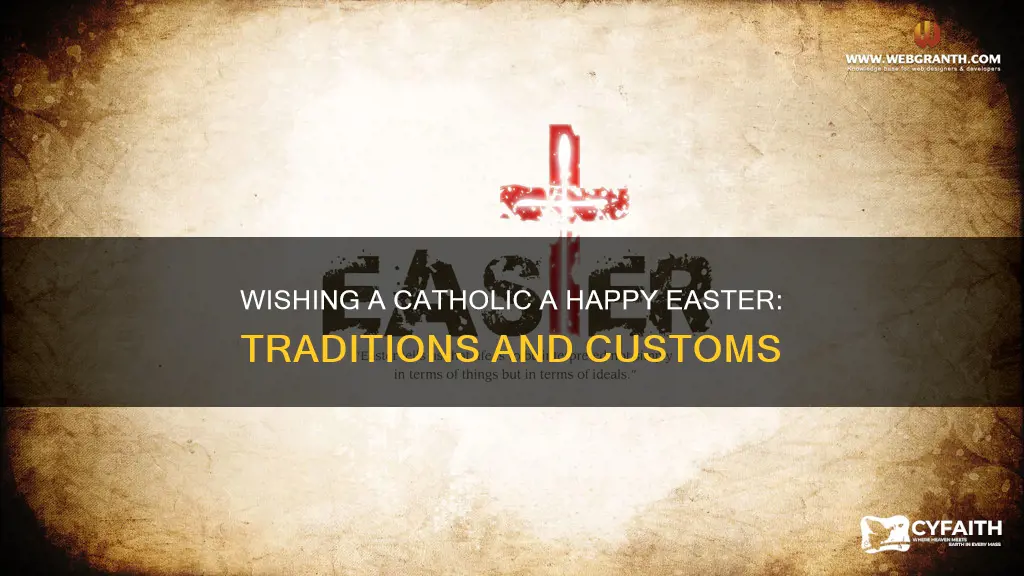 how to wish a catholic happy easter