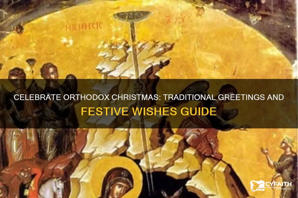 how to wish orthodox christmas