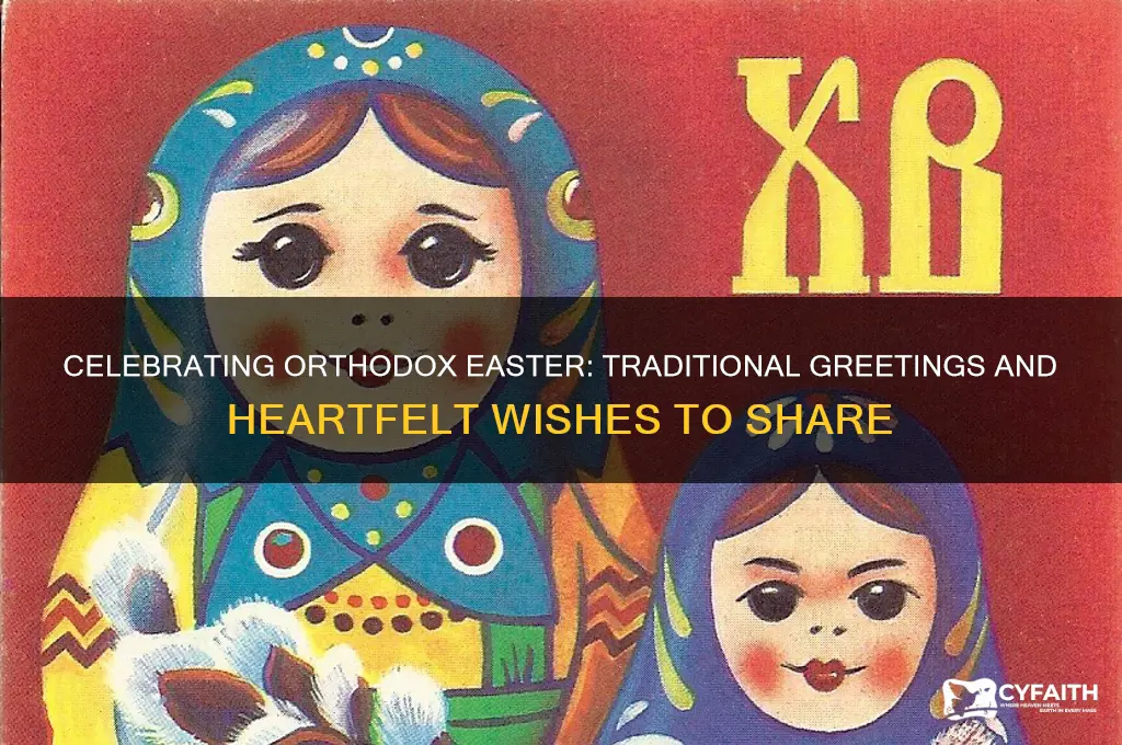 how to wish orthodox easter