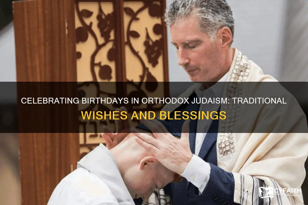 how to wish someone happy birthday in orthodox jew
