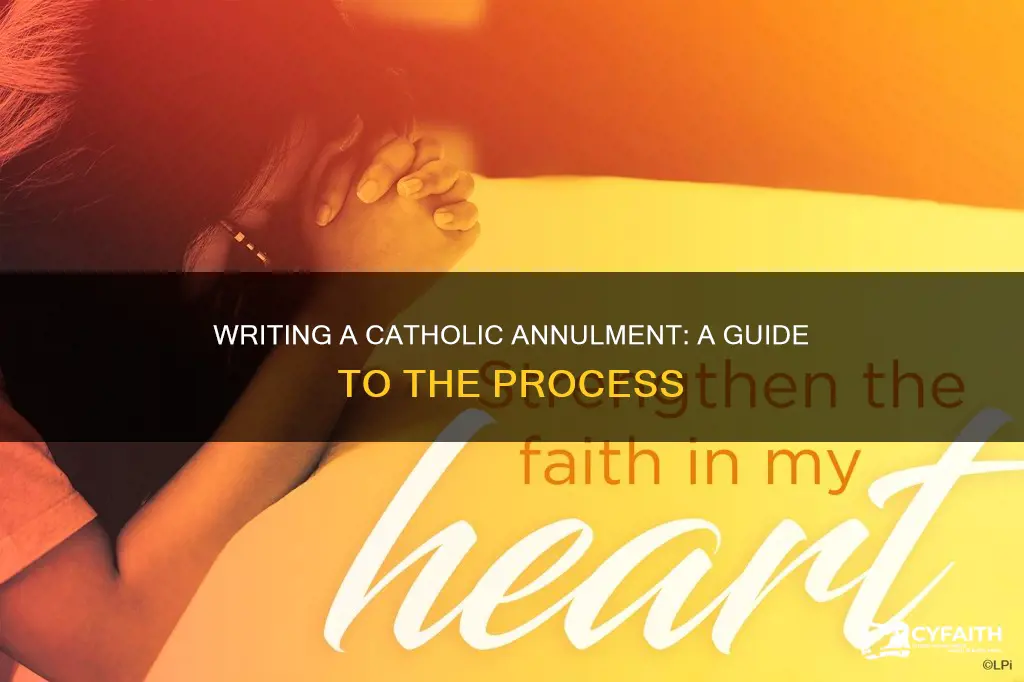 how to write a catholic annulment