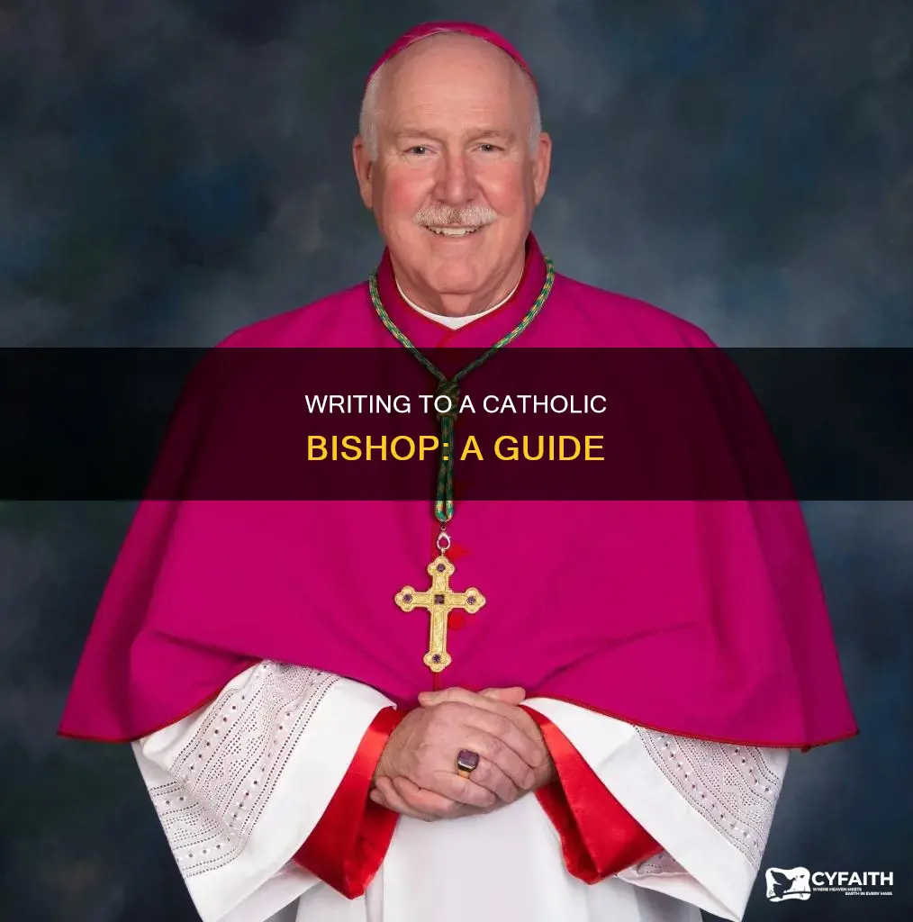 how to write a catholic bishop